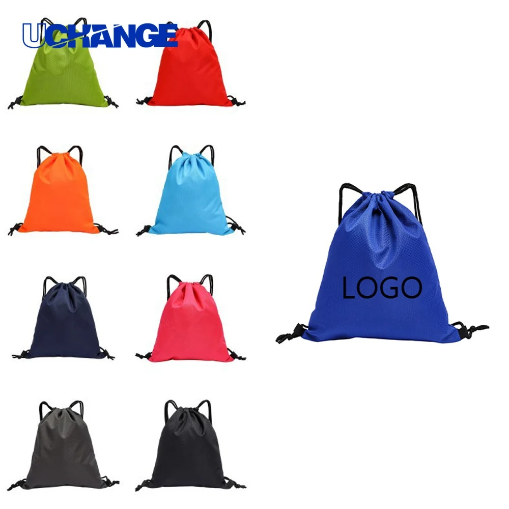 Non-Woven Drawstring Sport Backpack Bag Custom Non-Woven Drawstring Sport Backpack 1