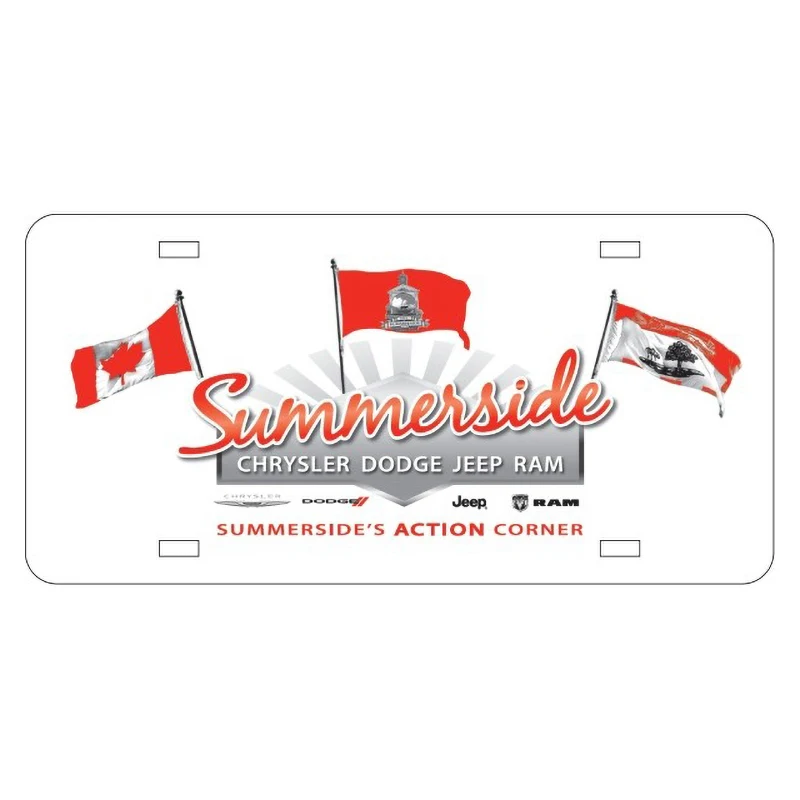Car Licence Plates .060 Clear Polytrans (5.875" x 11.875") Digital Full Colour 1