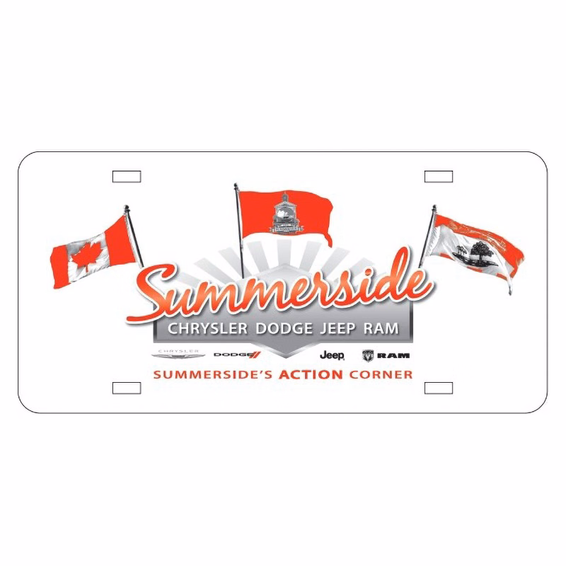 Car Licence Plates .060 Clear Polytrans (5.875" x 11.875") Digital Full Colour