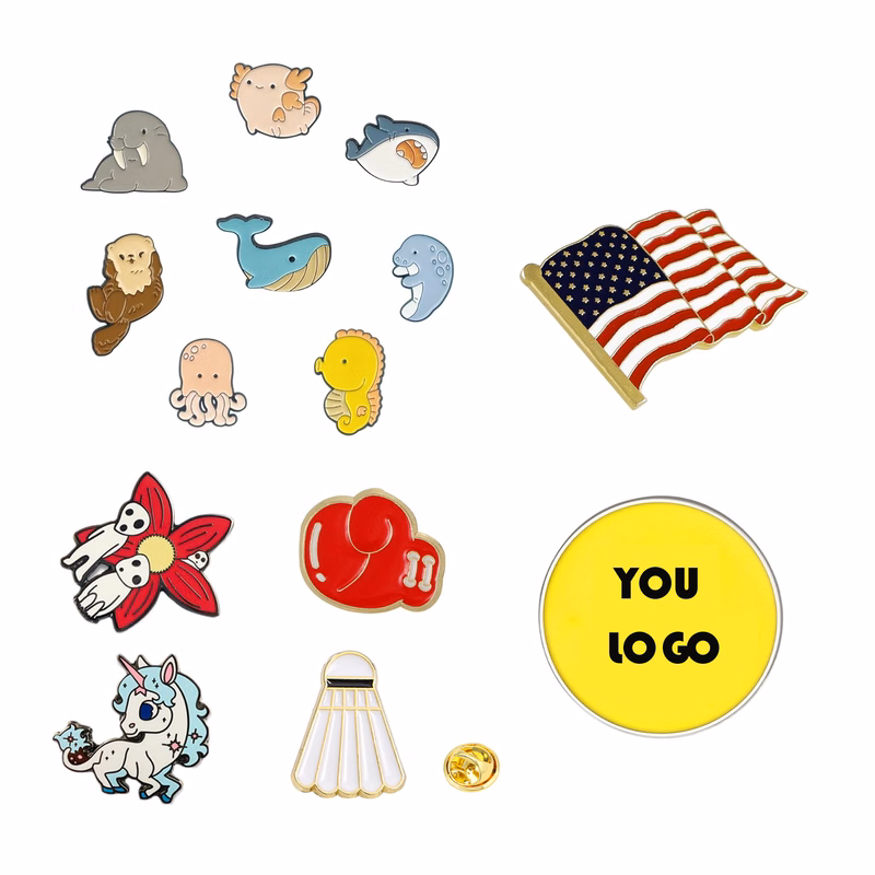 Metal Brooch 1.38 Inch Custom Lapel Pin