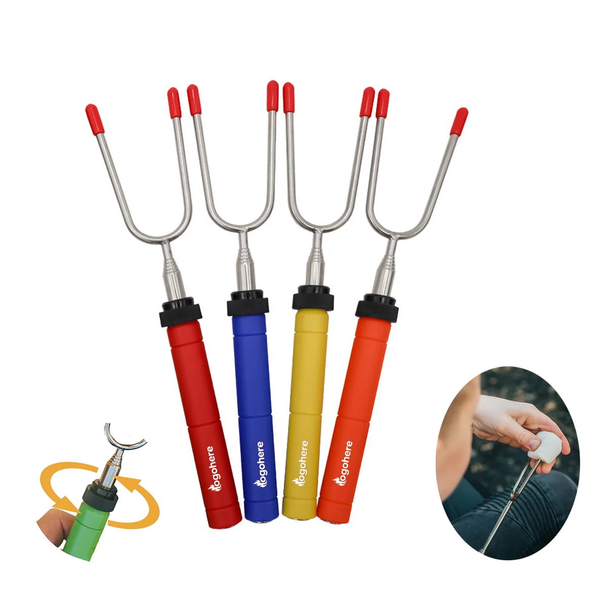 MOQ 50 Stainless Steel Roasting Stick 1