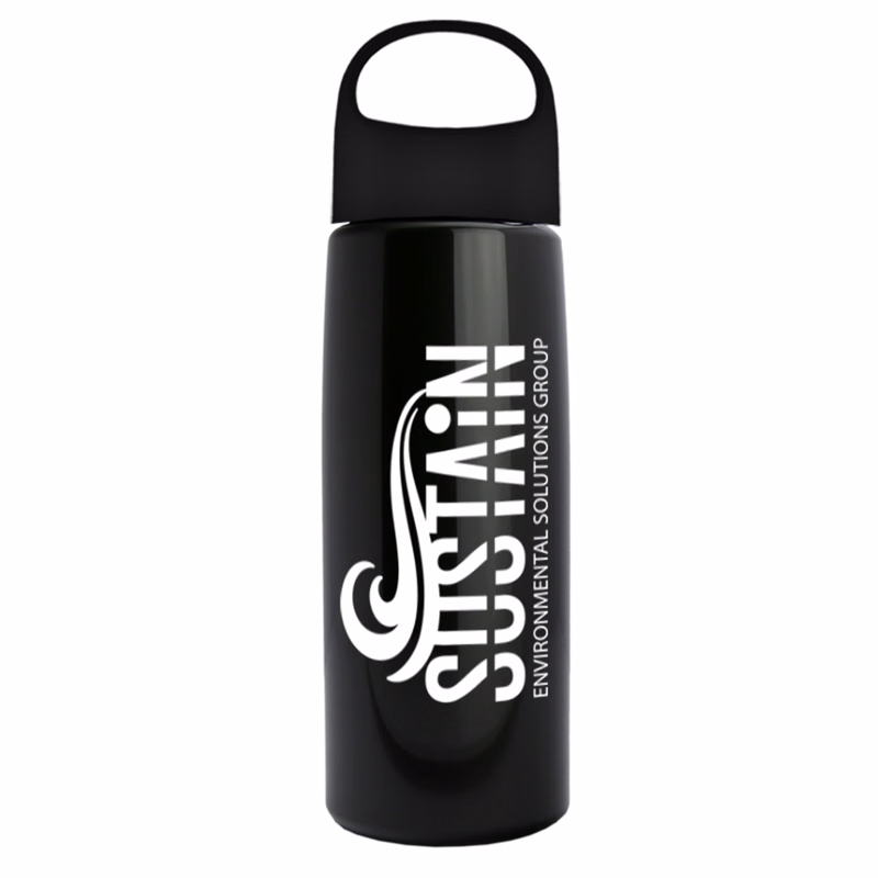 Metalike Flair - 26 oz. Tritan Metalike Bottle with Oval crest