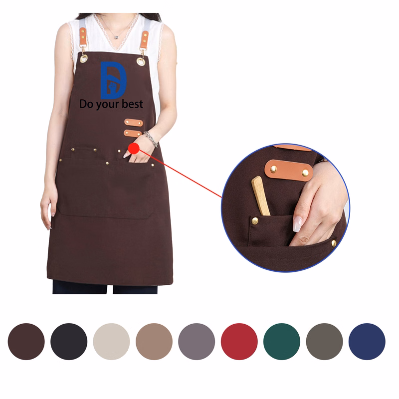Abjustable Apron With Pockets for Gardening