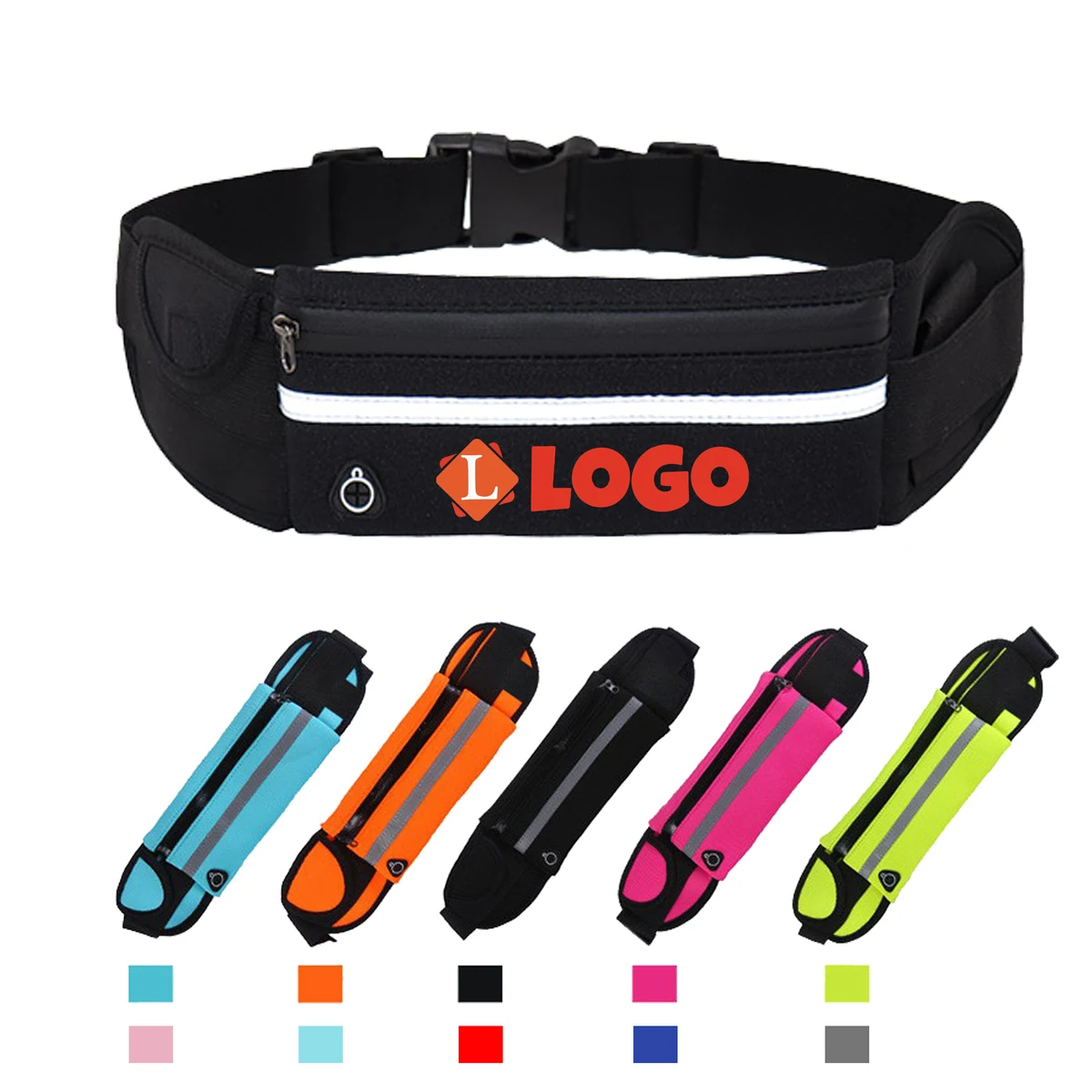 Outdoor Running Fanny Pack Waterproof Waist Bag 1
