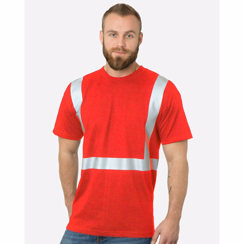 Unisex USA-Made 50/50 High Visibility T-Shirt - 3752