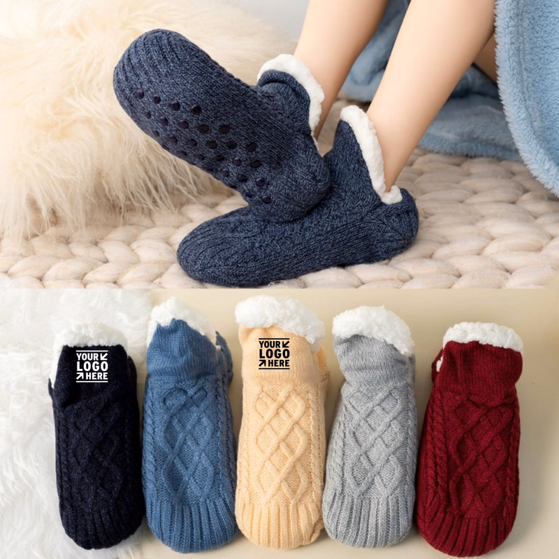 Sherpa Non-Slip Floor Socks