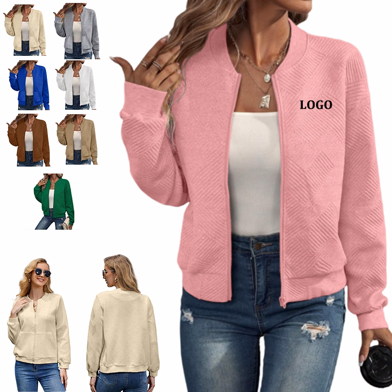 Women Zip Up Sweatshirt