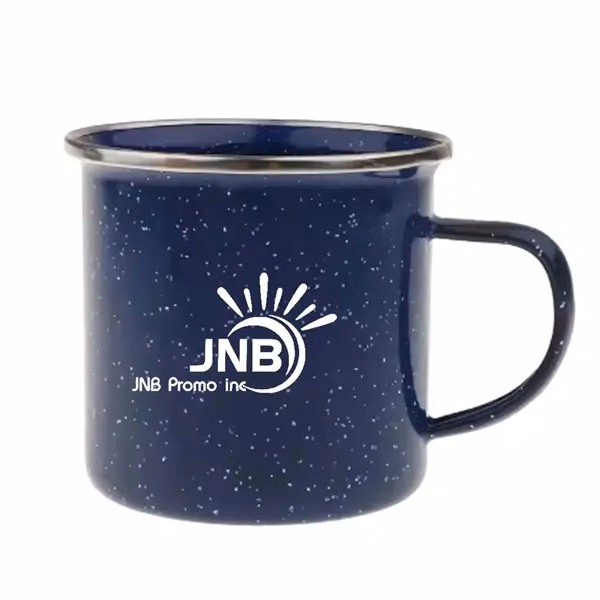 12oz Blue Camping Mug