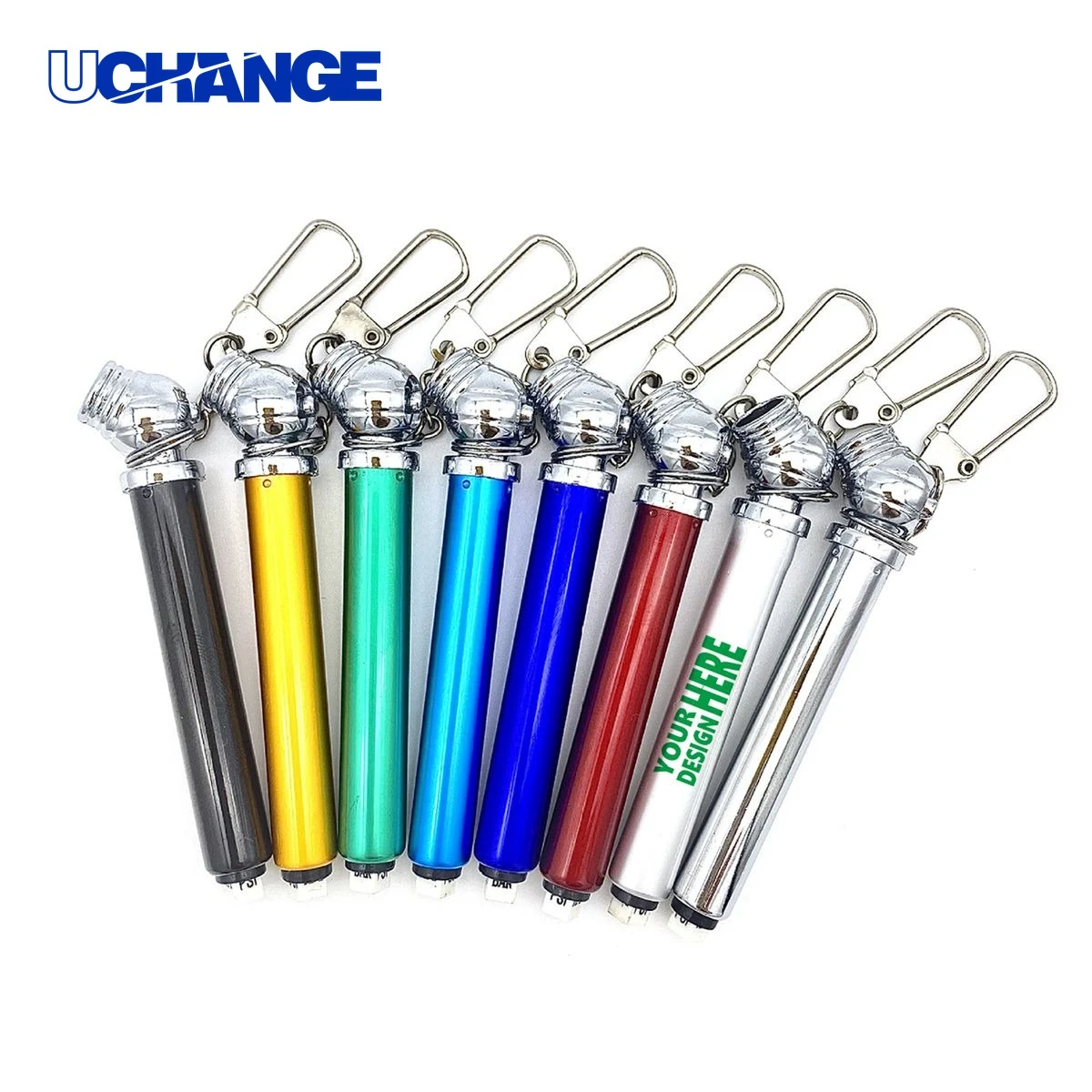 Portable Mini Tire Pressure Gauge Keychain Tool 1