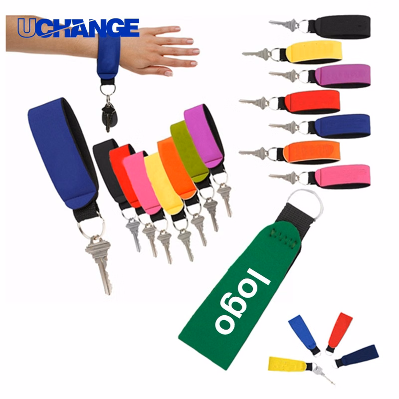 Neoprene Wristband Keychain Holder