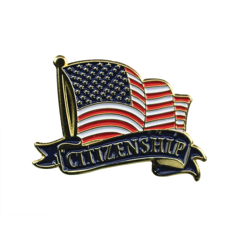 Educational Lapel Pin- Citizenship (1-1/8") 1