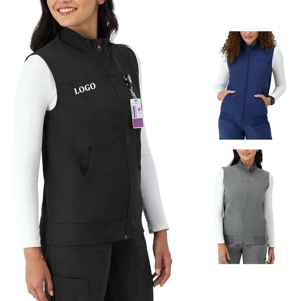 Comfort Fit Scrubs Healthcare Vest 1