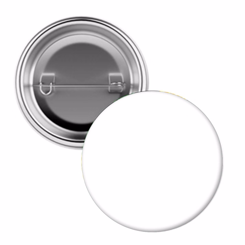 Full-color pin back button