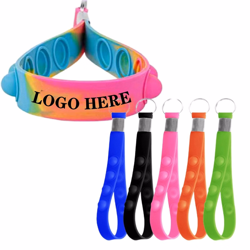 Rainbow Popper Keychain