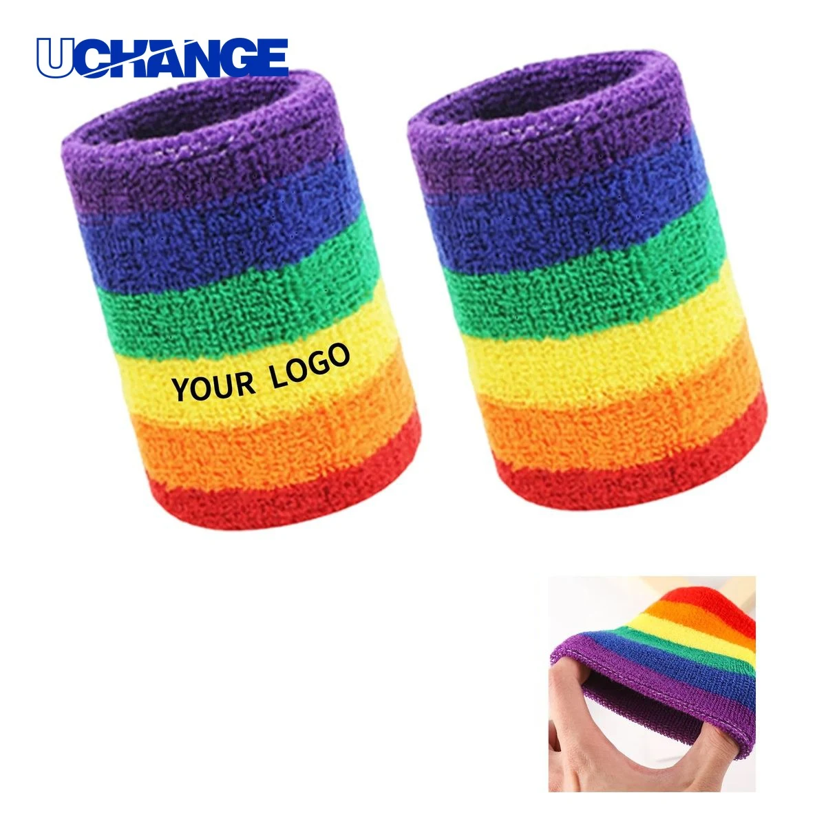 Polyester Cotton Elastic Wrist Guard Band for Sports Support 1