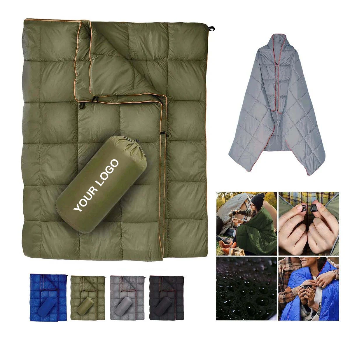 Multifunctional Camping Blanket with Moisture Resistant Design 1
