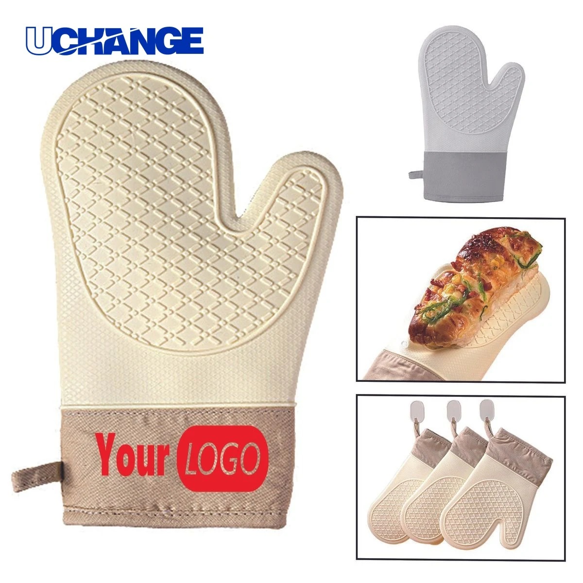 Two Finger Anti Scalding Silicone Gloves 1