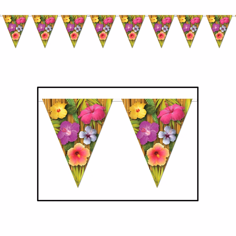 Luau Pennant Banner