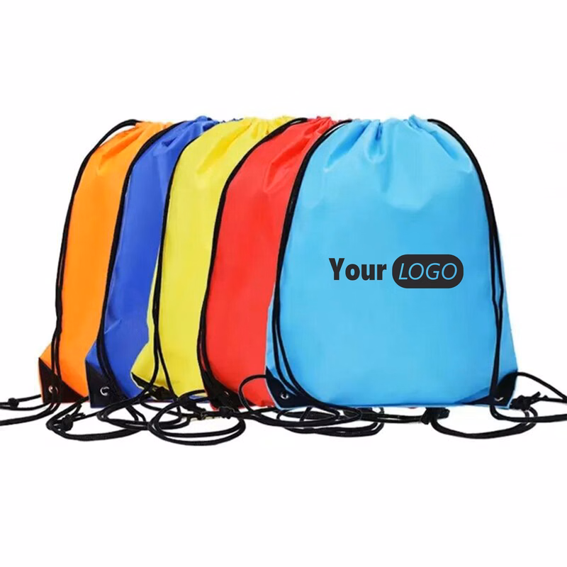 Oxford Logo-Ready Drawstring Backpack