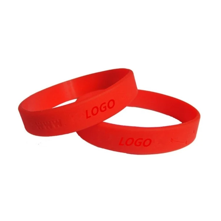 Debossed Silicone Wristband 1