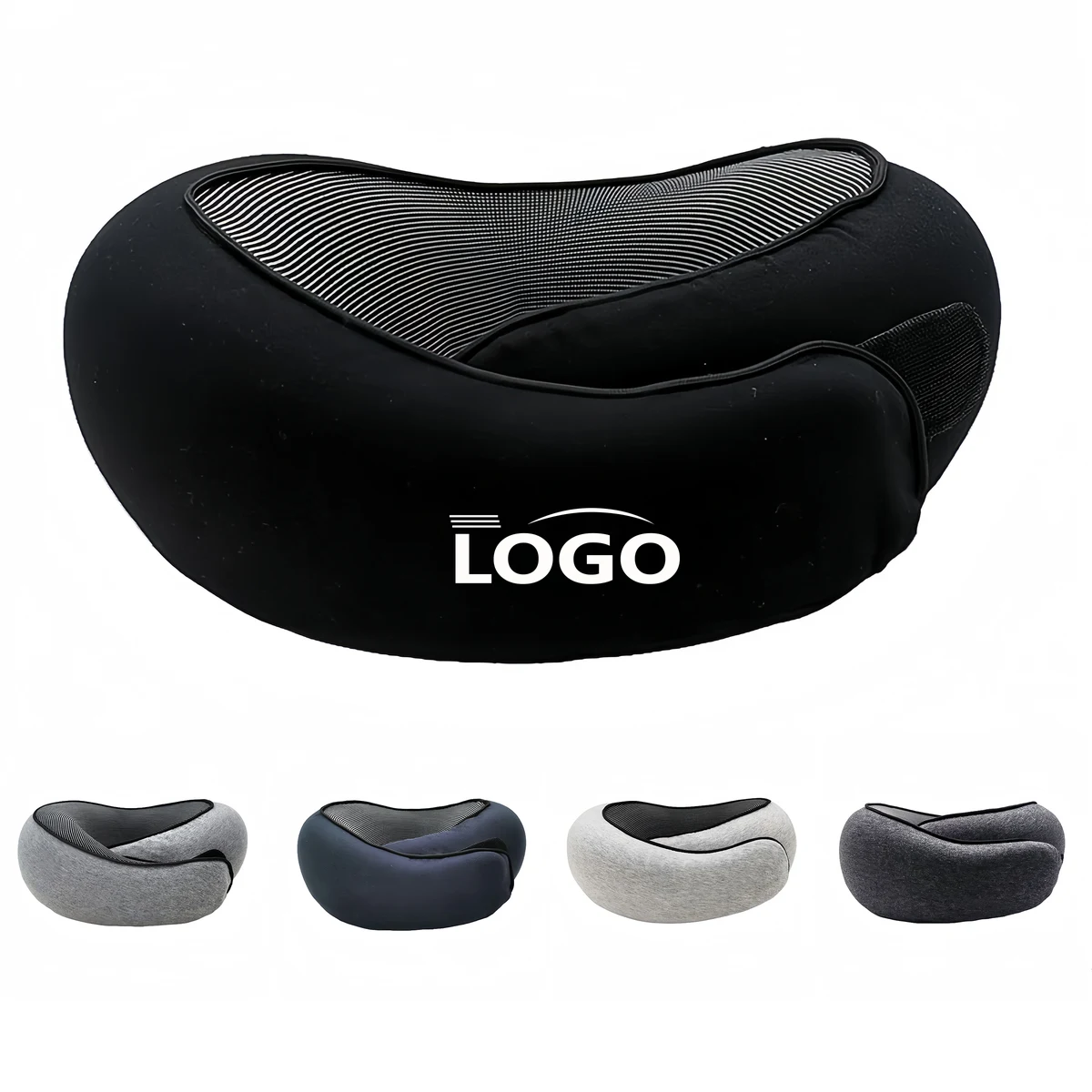 Portable Memory Foam Travel Pillow ?C Ergonomic Support 1
