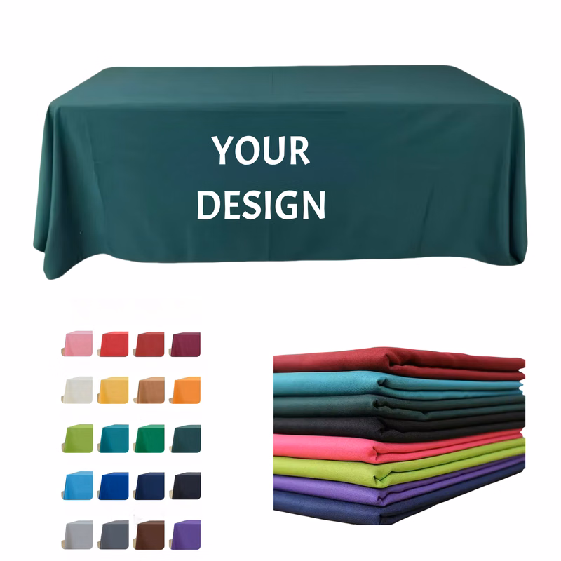 6' Custom Throw Style Table Cover