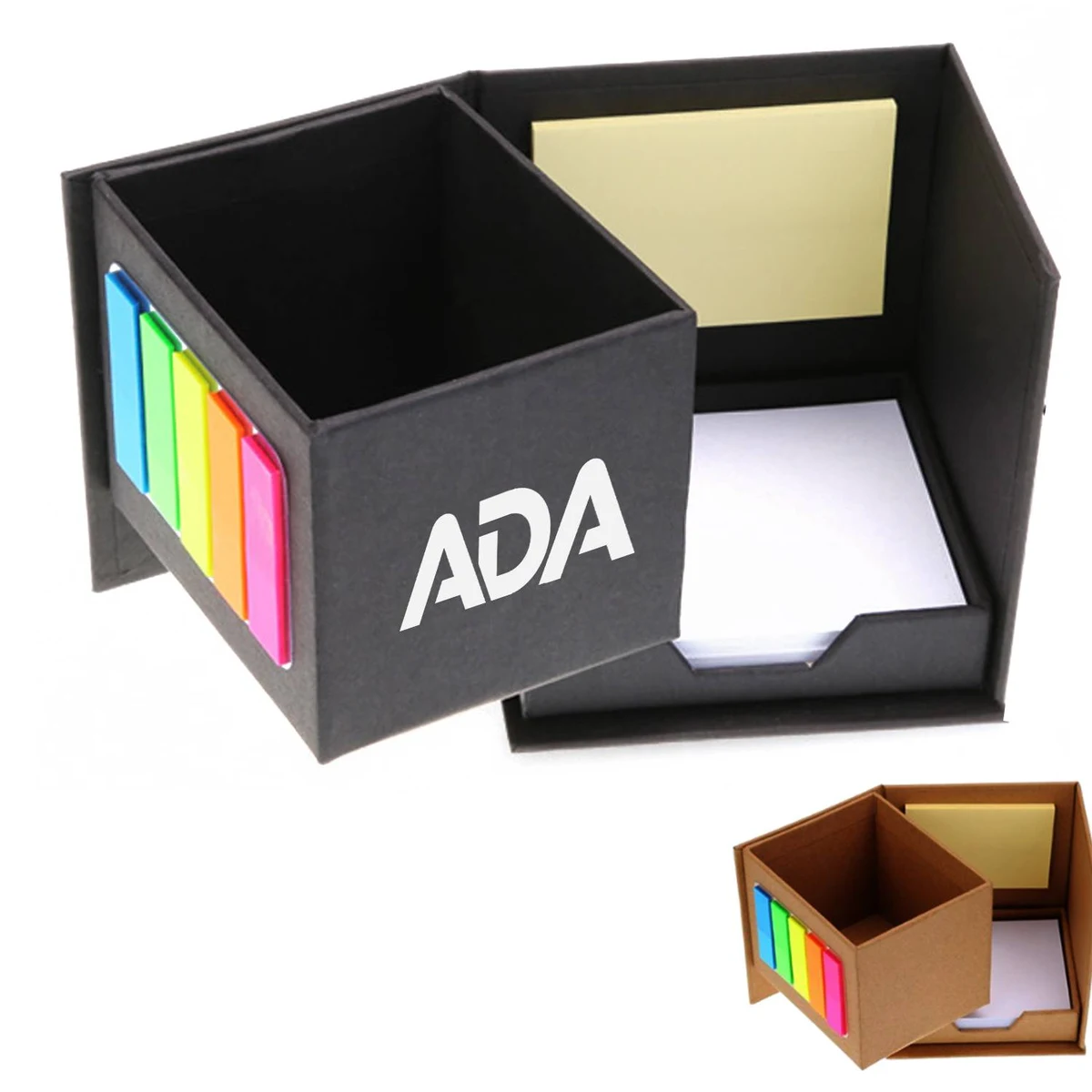 Multifunctional Folding Pen Holder Sticky Note Box 1