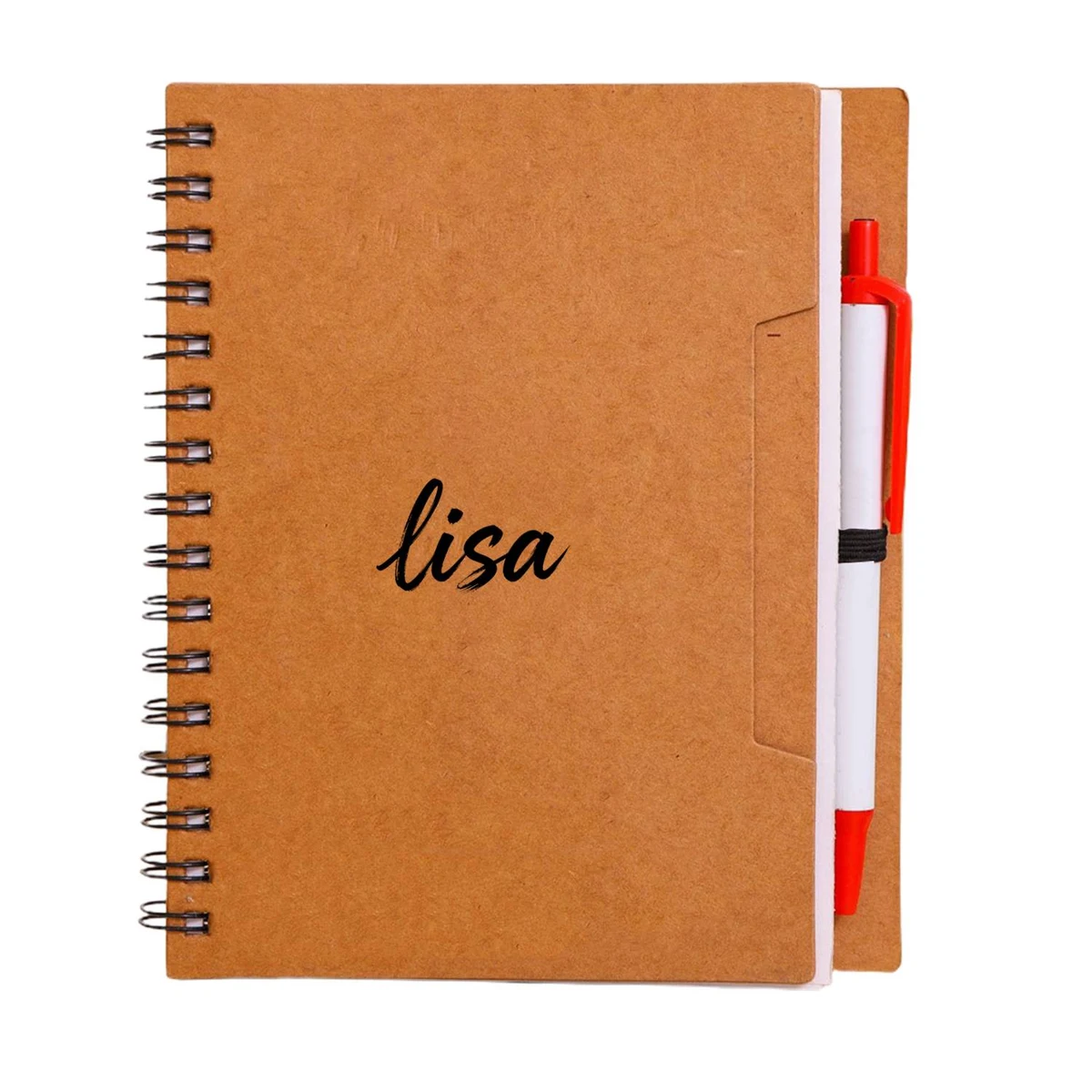 A6 50 Sheets Eco Paper Spiral Journal Notebook 1