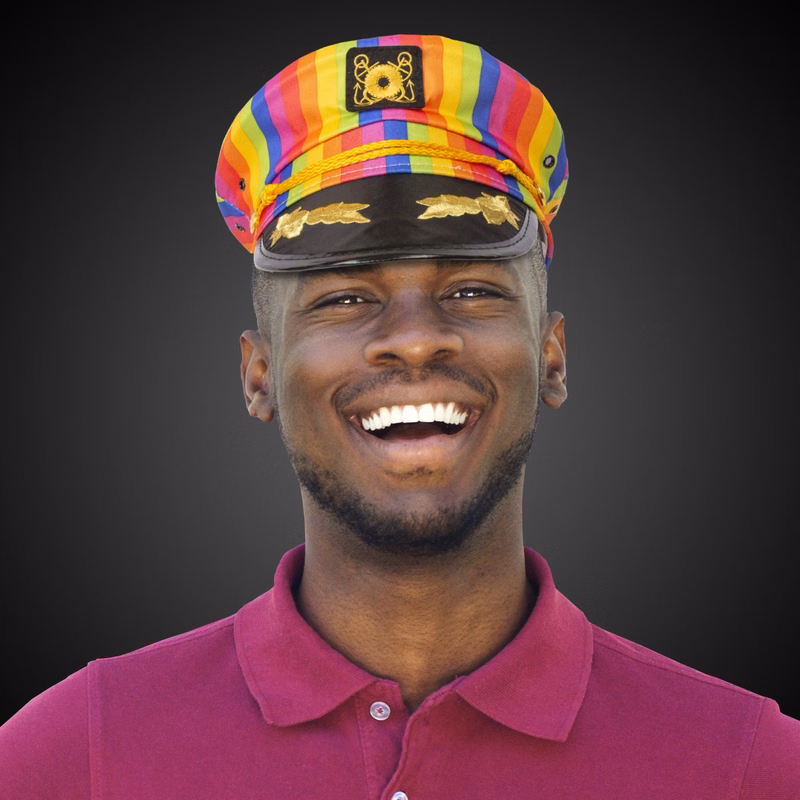 Pride Yacht Captain Hat