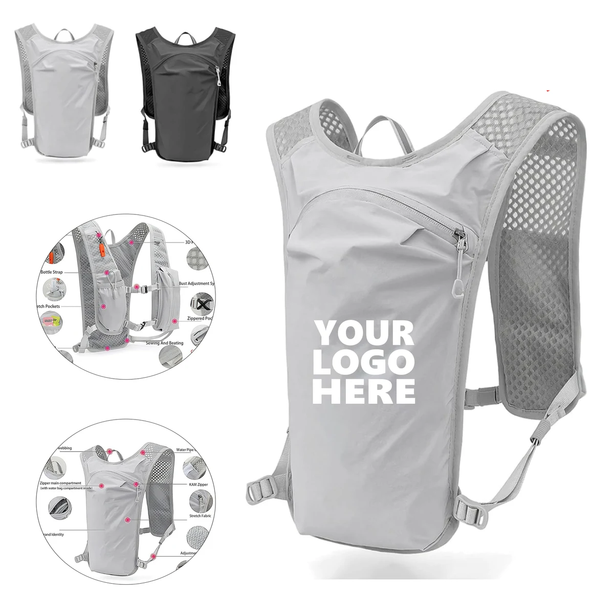 Sports Outdoor Vest-Style Breathable Backpack 1