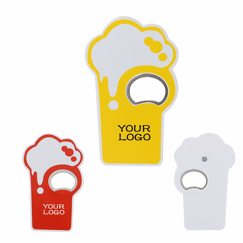 MOQ 20 PCS Magnetic Bottle Opener with Beer Design