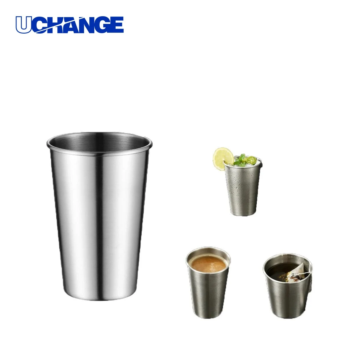 Thickened Stainless Steel Coffee Drinking Mug Container 1