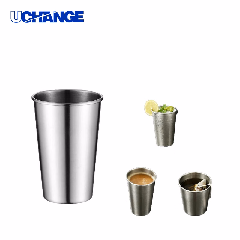Thickened Stainless Steel Coffee Drinking Mug Container