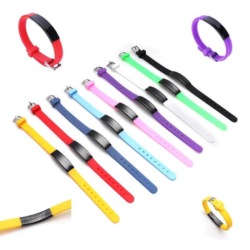 Anti-static Stainless Steel Silicone Bracelet/Wristband/Bangle 1