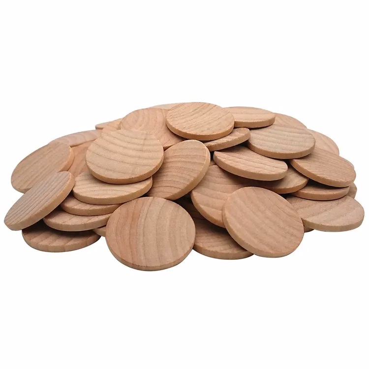 Round Wooden Tokens