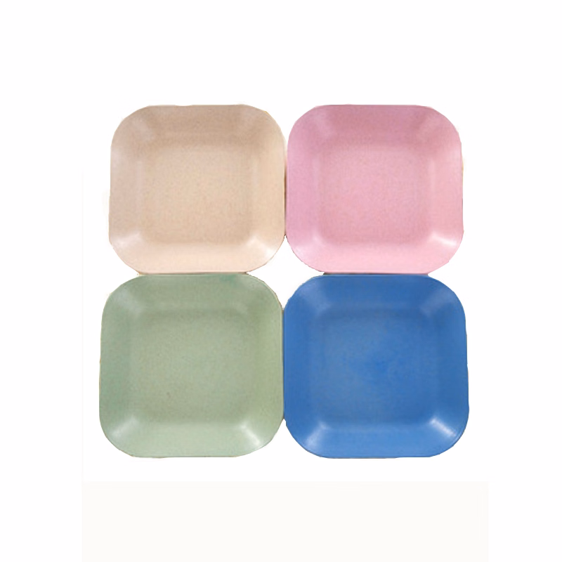 Wheat Straw Square Plates