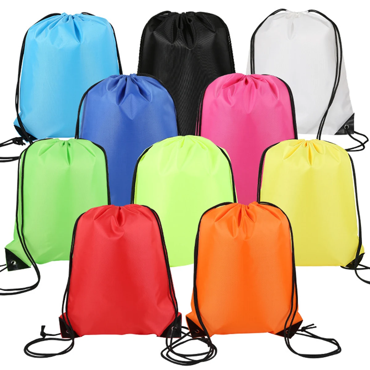 Classic Polyester Drawstring Sports Backpack 1