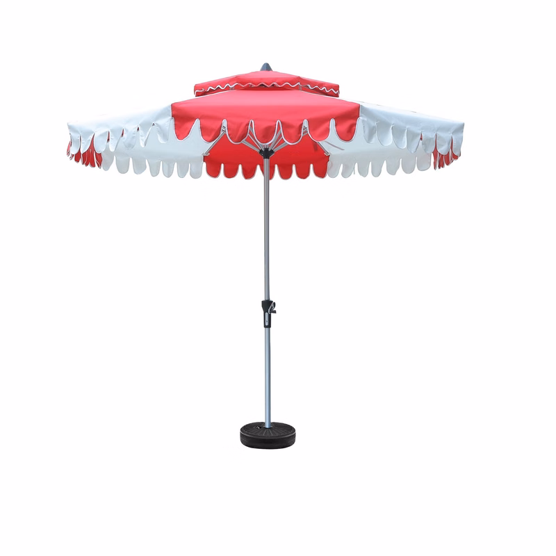 2-Tier Patio Custom Umbrella