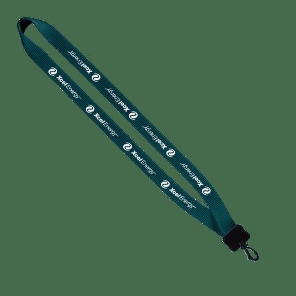 3/4" Smooth Nylon Lanyard with Plastic Clamshell & Swivel Snap Hook
