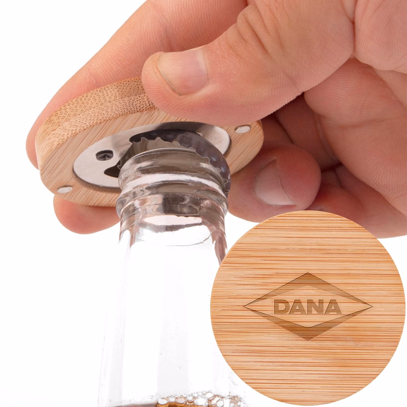 Magnetic Bamboo Bottle Opener