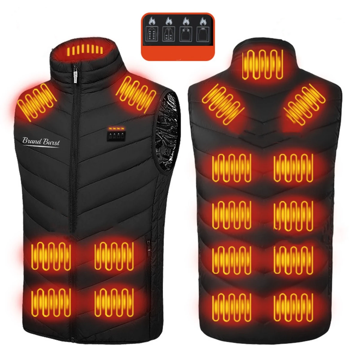 Down Heated Jacket 17 Areas 1