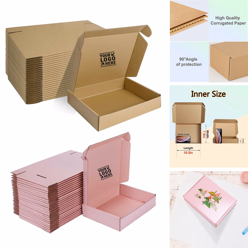 Small Mailer Corrugated Cardboard 11x8x2 Inches Shipping Packing Box