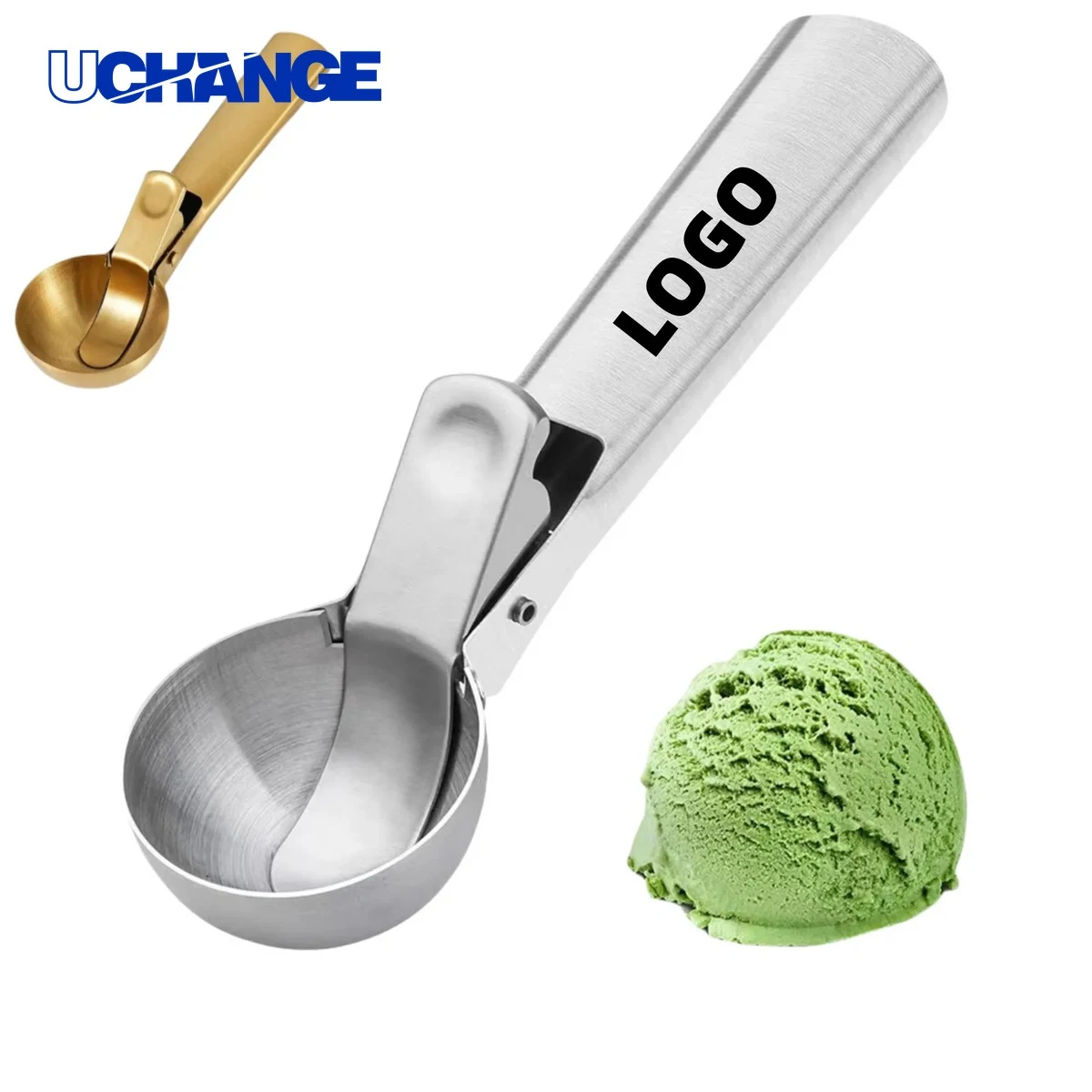 Stainless Steel Ice Cream Scoop for Home Dessert Use 1