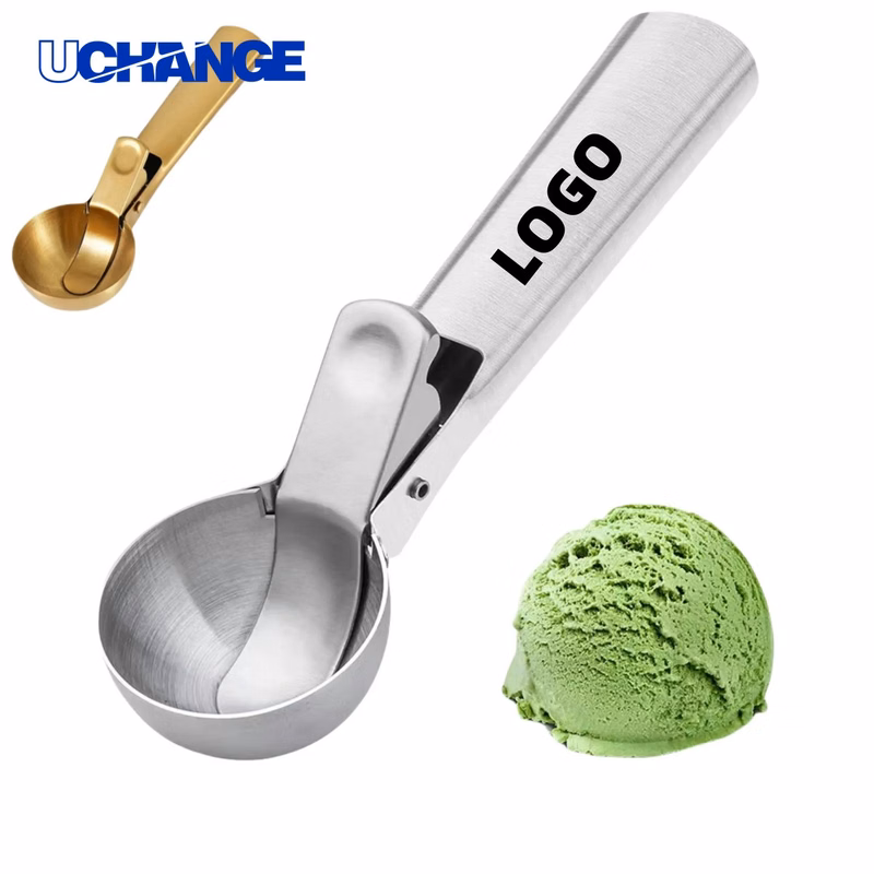 Stainless Steel Ice Cream Scoop for Home Dessert Use