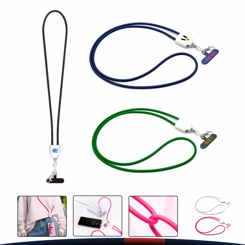 Boltvale 4-in-1 Crossbody Lanyard Fast Charging Cable