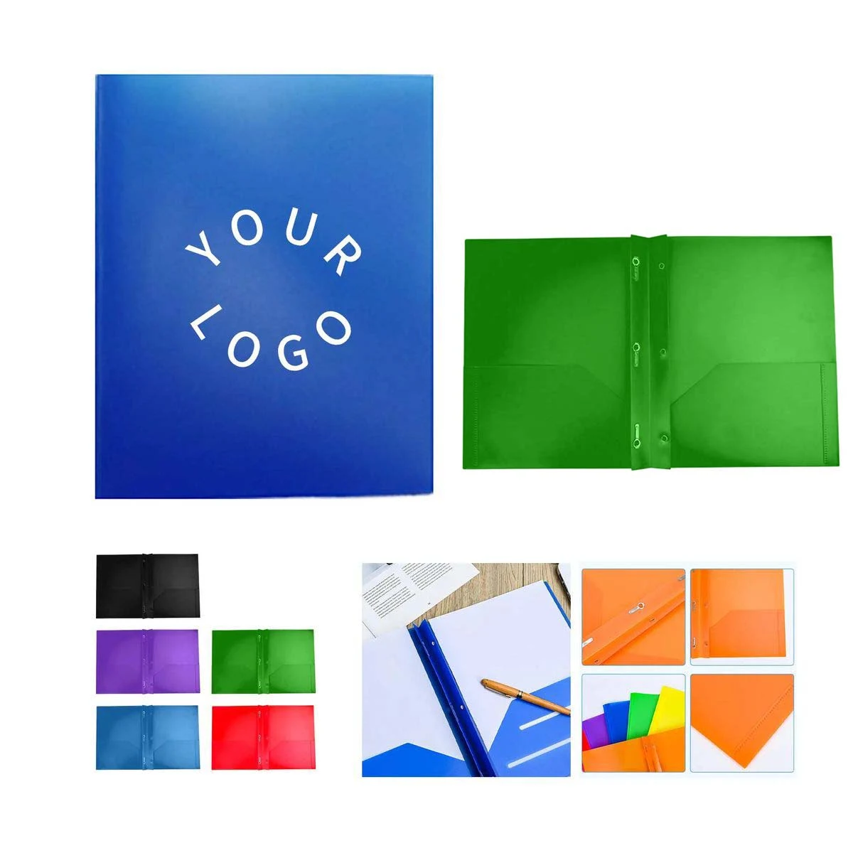 Plastic Storage Folder with Pockets 1