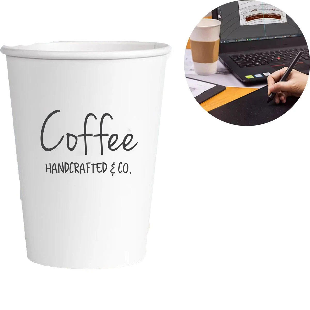 Crisp White 8 oz Cups Convenience Meets Style 1