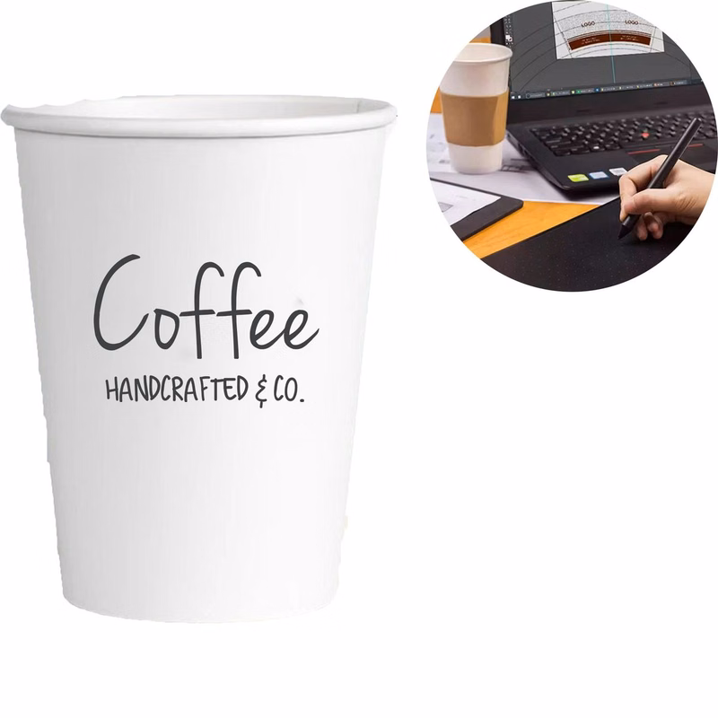 Crisp White 10 oz Cups Comfortable Size for Any Occasion