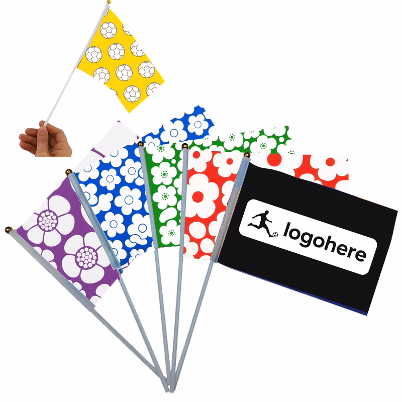 Small Plastic Pole Cheering Flags