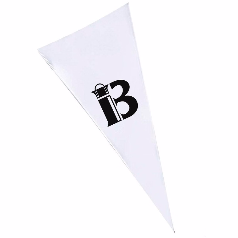 100PCS Clear Cone Shaped Plastic Treat Bags